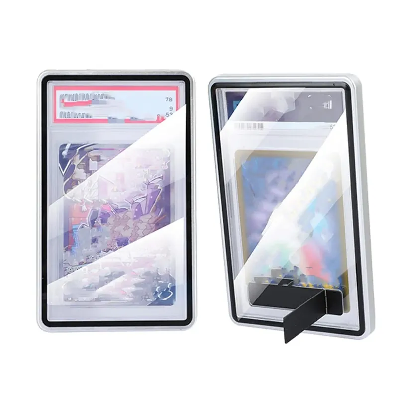 Aluminum Alloy Multicolor Trading Card Protect Case with Stand For PSA BGS Graded Card Support Horizontal and Vertical — image 11