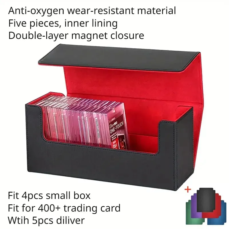 Deck Trading Cards Box for 100+ Game Baseball Card Storage Box Playing Card Carrying Case for Family Party Games Supplies — image 5