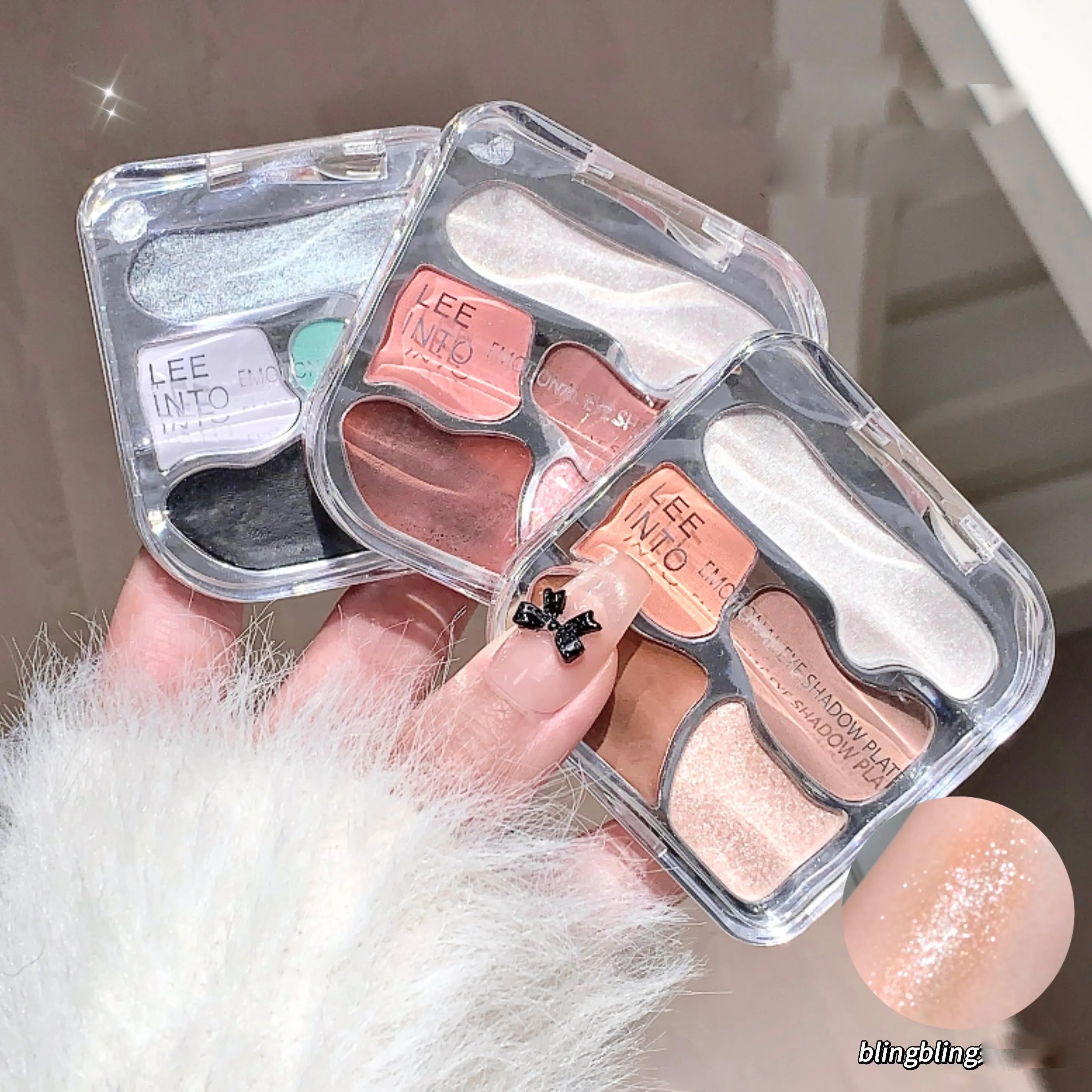 Five-color Comprehensive Eye shadow Palette Matte Highlight Contouring and Color-developing All-in-one Palette — image 2