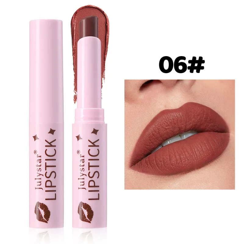 Brown Matte Velvet Lipstick for Makeup 8 Colors Waterproof Matte Contour Tint Lipstick Pen Long Lasting Sexy Pink Red Lip Glaze — image 9