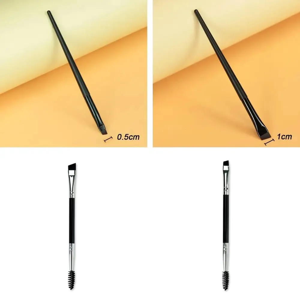 Cosmetics Brush Make Up Tool Beginners Angled Fine Eyeliner Brushes Flat Eyebrow Brush Liner Brow Brush Blade Makeup Brushes — image 2