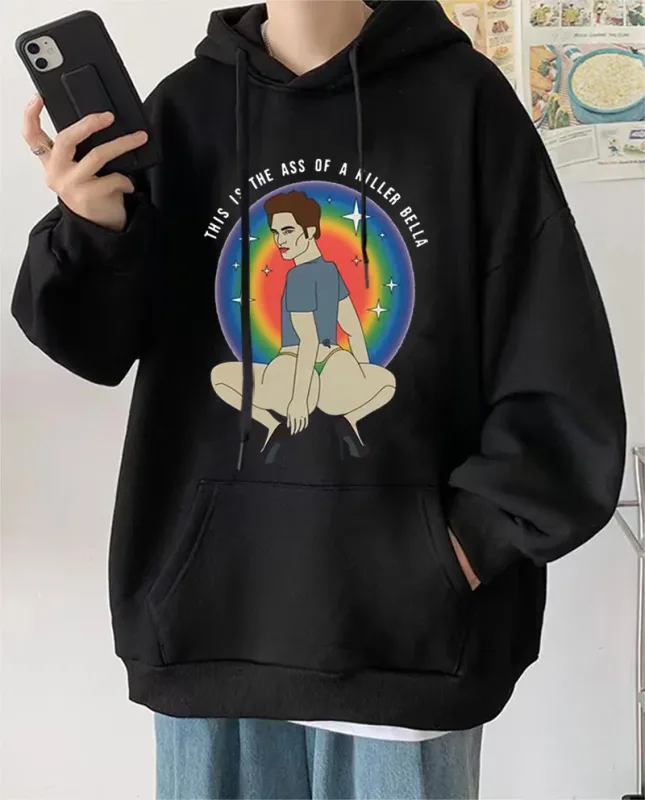 This Is The Ass of A Killer Bella Hoodies The Twilight Saga Funny Graphic Sweatshirt Men Women Fashion Gothic Long Sleeve Hoodie — image 3