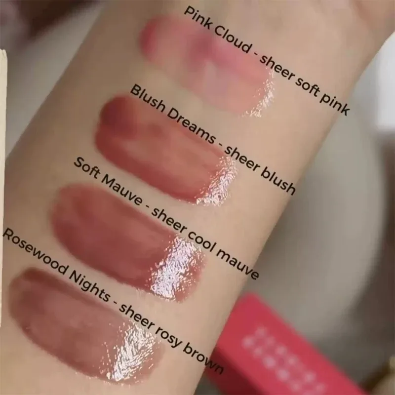 Summer Limited Rho Vanilla Beige LipBalm Moisturizing Transparent Lipstick Set Smooth Soft Tube Mirror Lip Gloss Lip Blum Makeup — image 6