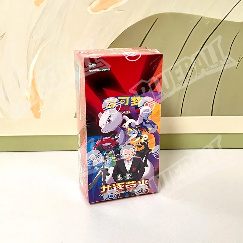 Pack de gemmes pokemon Violet écarlate Original Vol6, boîte fine TCG, cartes de combat à collectionner, Version chinoise simplifiée, jouets, cadeau — image 18