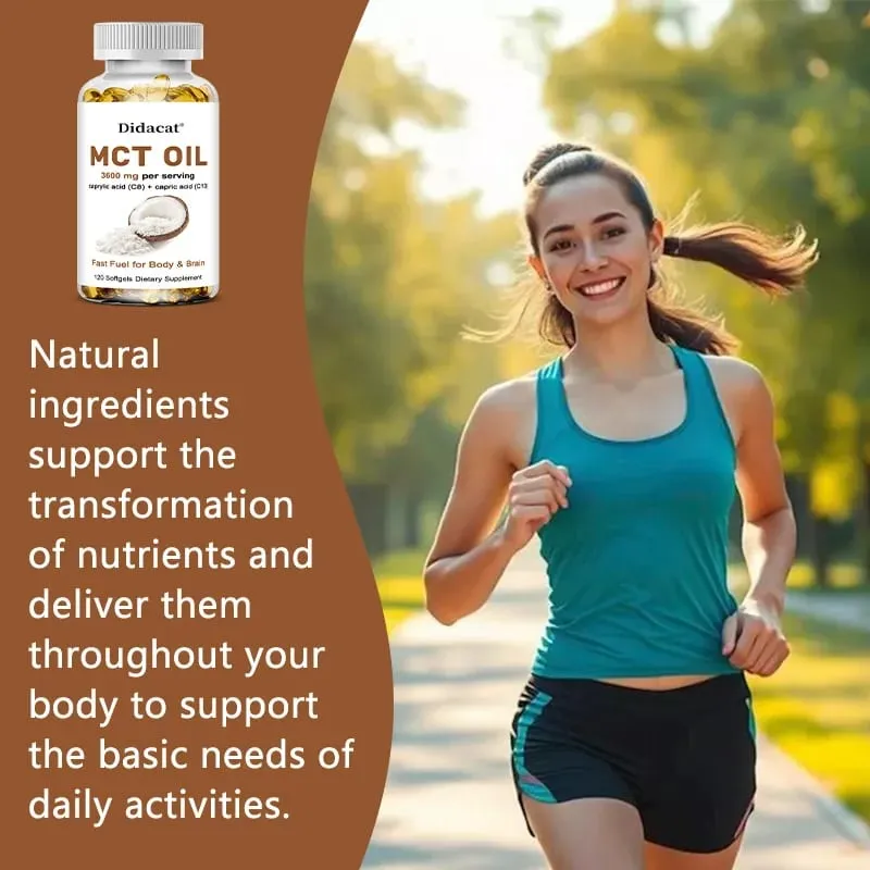 Pure MCT Oil Capsules 3000mg Keto Supplement From Coconut C10 & C8 Brain Fuel Non-GMO and Gluten Free Dietary Supplement — image 5