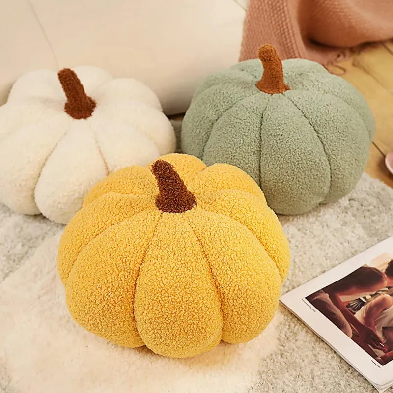 20CM Hot Sale Plush Pumpkin Toys Soft Stuffed Plant Plushie Pillow Cushion Home Party Halloween Decoration Kids Gifts