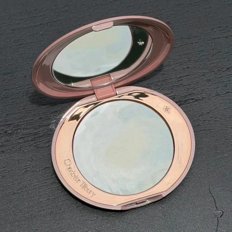 Charlotte Tilbury Setting Spray 16H Waterproof Weightless&Contour Wand Blendable Buildable&12Pan Eyeshadow Intensely Pigmented