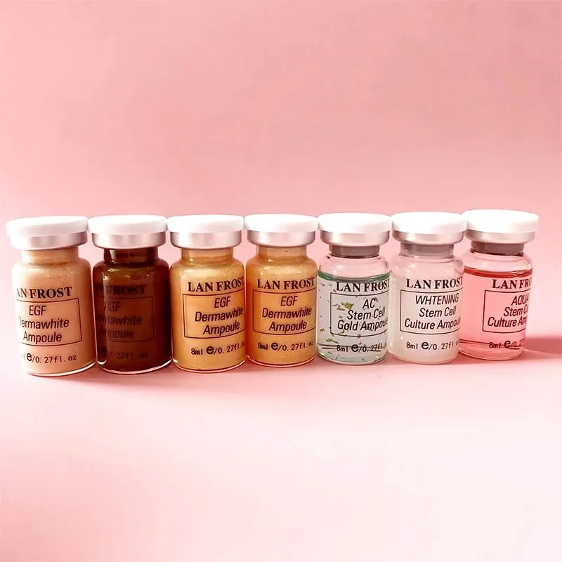 12pcs LAN FROST BB Cream Beginner Starter Kit 8ml Niacinamide Foundation Facial Skin Whitening Brightening CC Cream