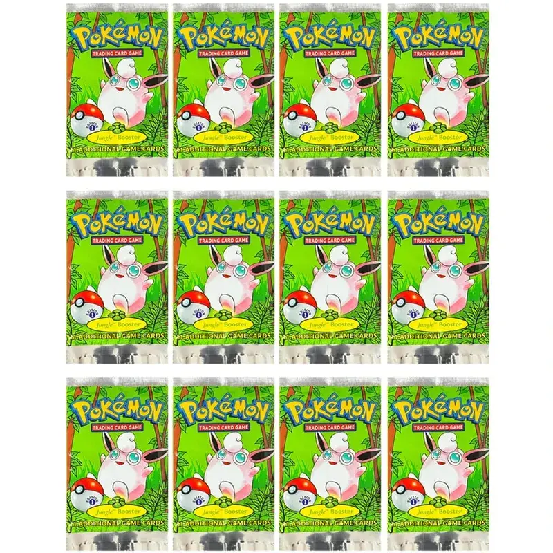 Pokémon Booster Packs Base Fossil Jungle 9 single bags 1 pack/11 Cards and Booster Box 3 1Box/36 Packs models Proxy Game Cards — image 34