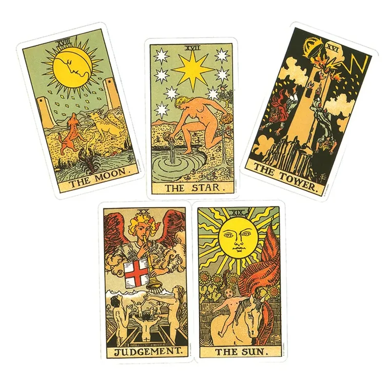 10,3 * 6cm Bộ bài Tarot Rider Waite gốc 