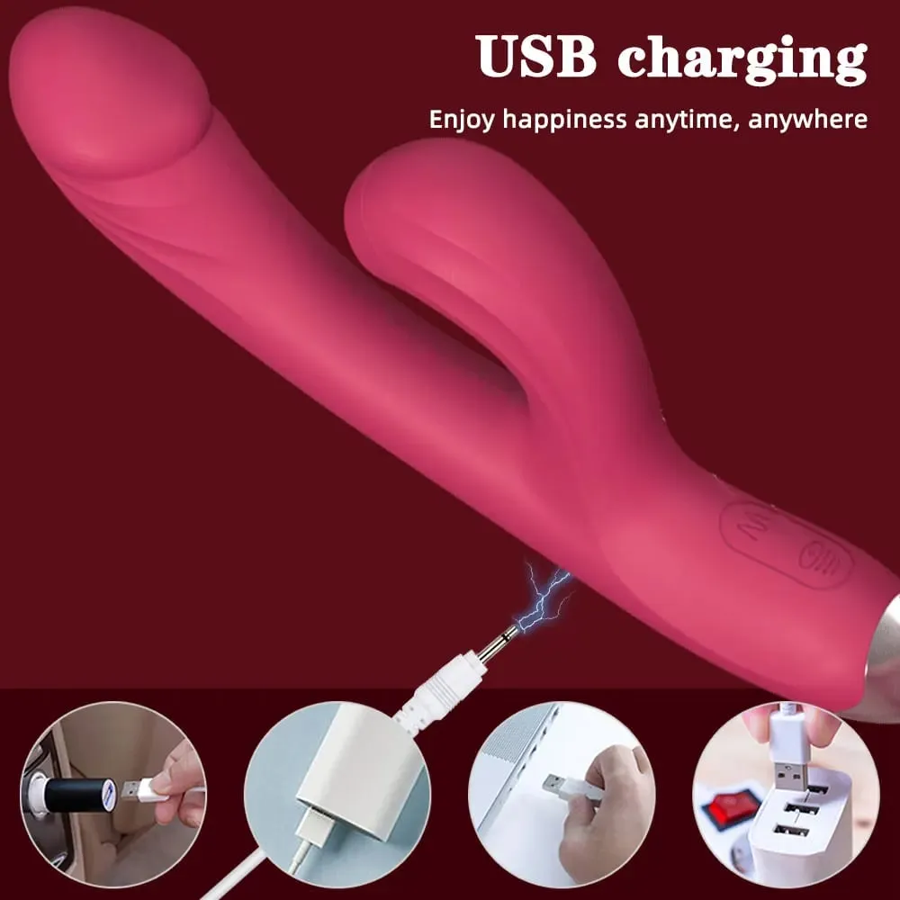 Heating Dildo Vibrator for Women Sucking Vibrator Clitoral G Spot Stimulation Adult Sex Toys for Women Vibrating Finger Sexy — image 4