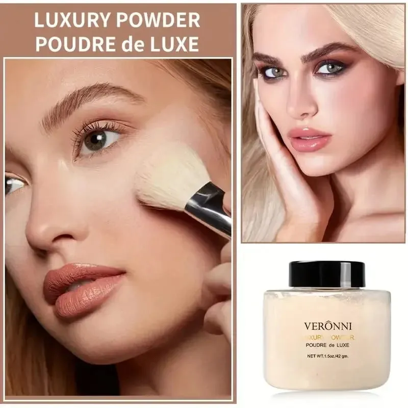 3pcs Beginner Face Makeup Kit-Matte Foundation Makeup Hydrating Primer Oil-Control Loose Powder Full Coverage Face Concealer — image 2