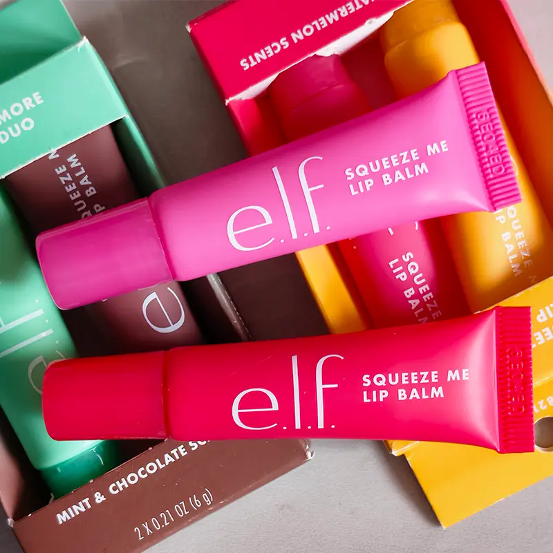 Hot Brand Elf 2Pcs Duo Set Mango-Watermelon Mint-Chocolate Bubblegum-Cherry Lip Balm Lasting Moisturizer Lip Gloss Cosmetics — image 2