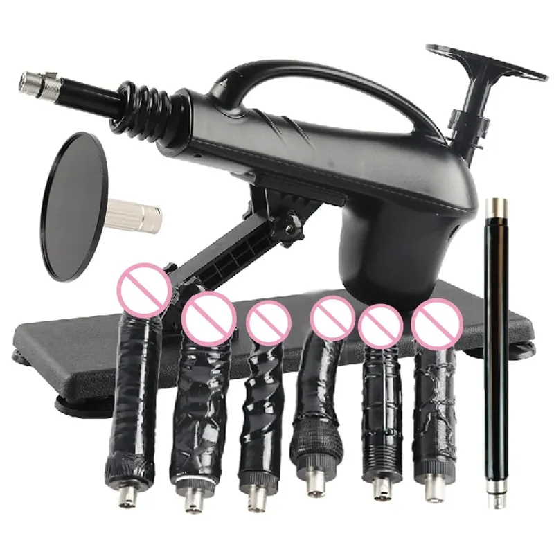 Portable Automatic Masturbation Machine for Women with Big Dildo Men's Sex Toy Pumping Gun for Couples — image 10