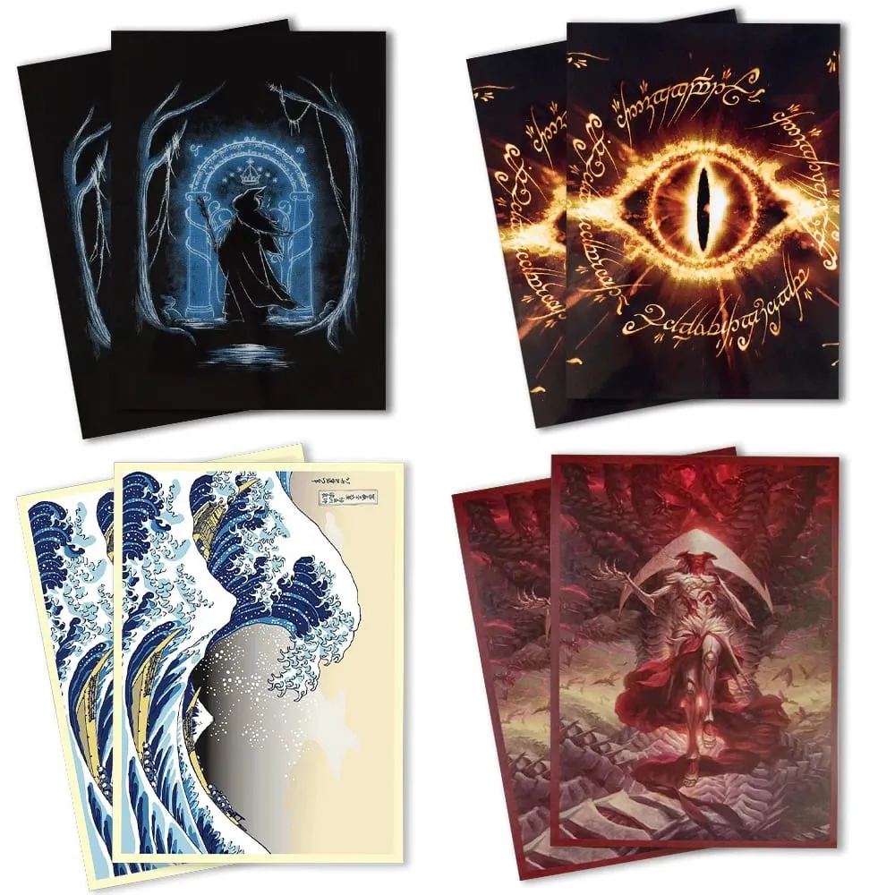 60PCS 66×91mm Art Card Sleeves Board Game Cards Protector Compatible with PKM/MTG/PTCG Card Protector Best Gift for Friend — image 1