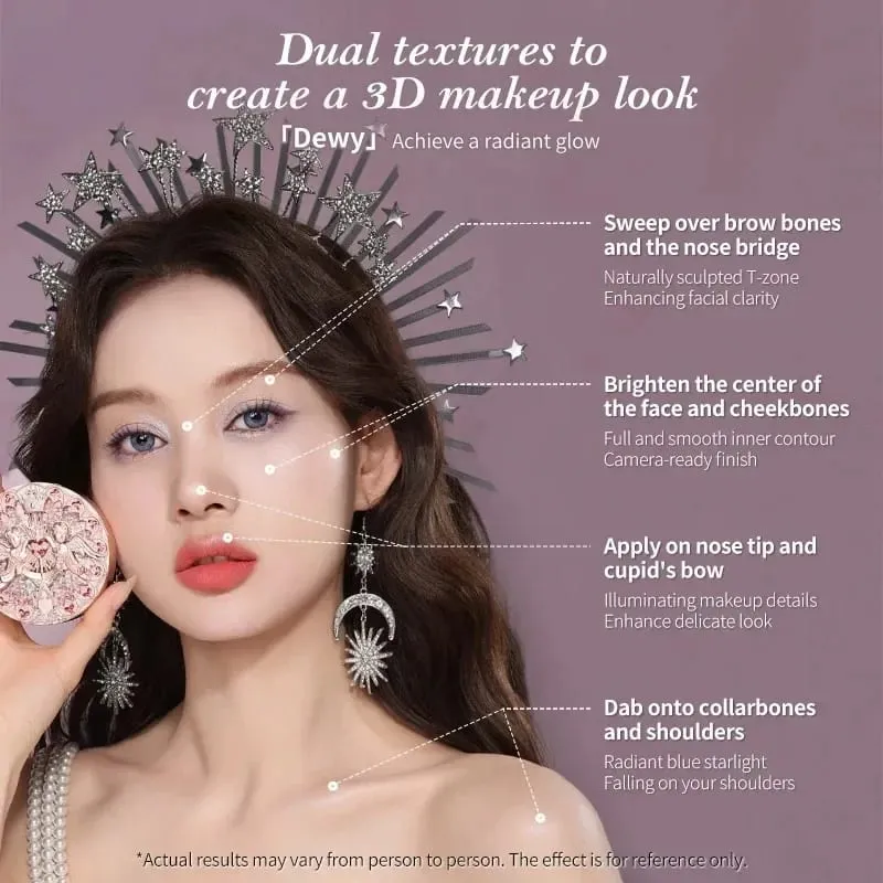 Flower Knows Little Angel Collection Makeup Gift Box Eyeshadow Blush Cream Matte Lipstick Full Kit All