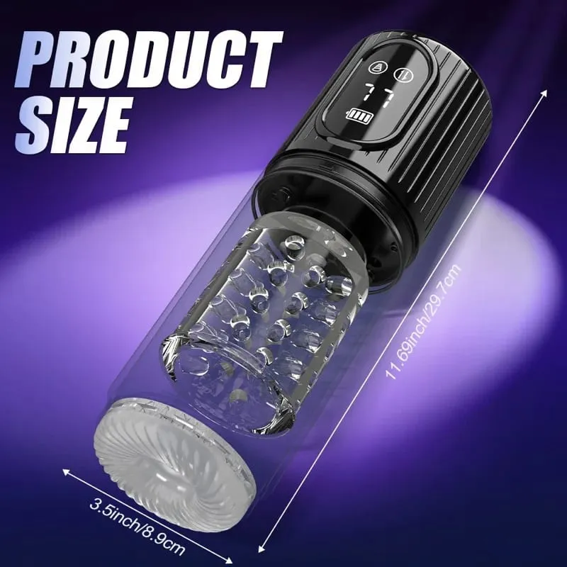 Automatische Thrusting Rotierende Männliche Masturbator Tasse Saugen Penis Pumpe Oral Simulatior Erwachsene Sex Maschinen Erotische Produkte für Männer — image 6