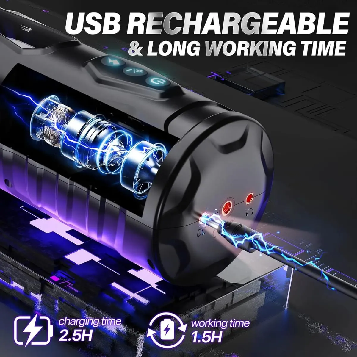 Electric Masturbation Cup Vagina Masturbator Automatic Shaking Sucking Sexy Groans Male Masturbator Pussy Adult Tools Sex Toys — image 5