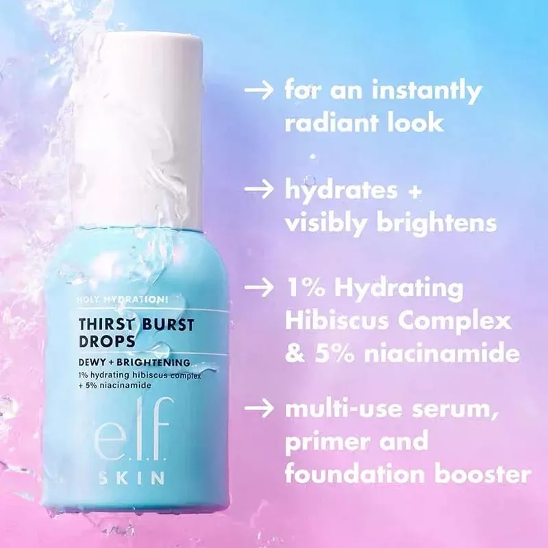 Elf Primer Żelowy spray utrwalający Nawilżający, długotrwały Kontrola sebum Odporny na pot Pory Gładka skóra Utrwalający Efekt makijażu na co dzień i na imprezę — image 5