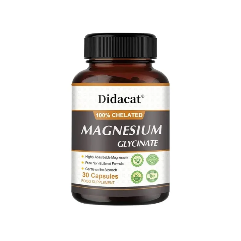 Magnesium Glycine 500mg - Supports Muscle Function Improves Sleep Quality Supports Cardiovascular and Metabolic Health