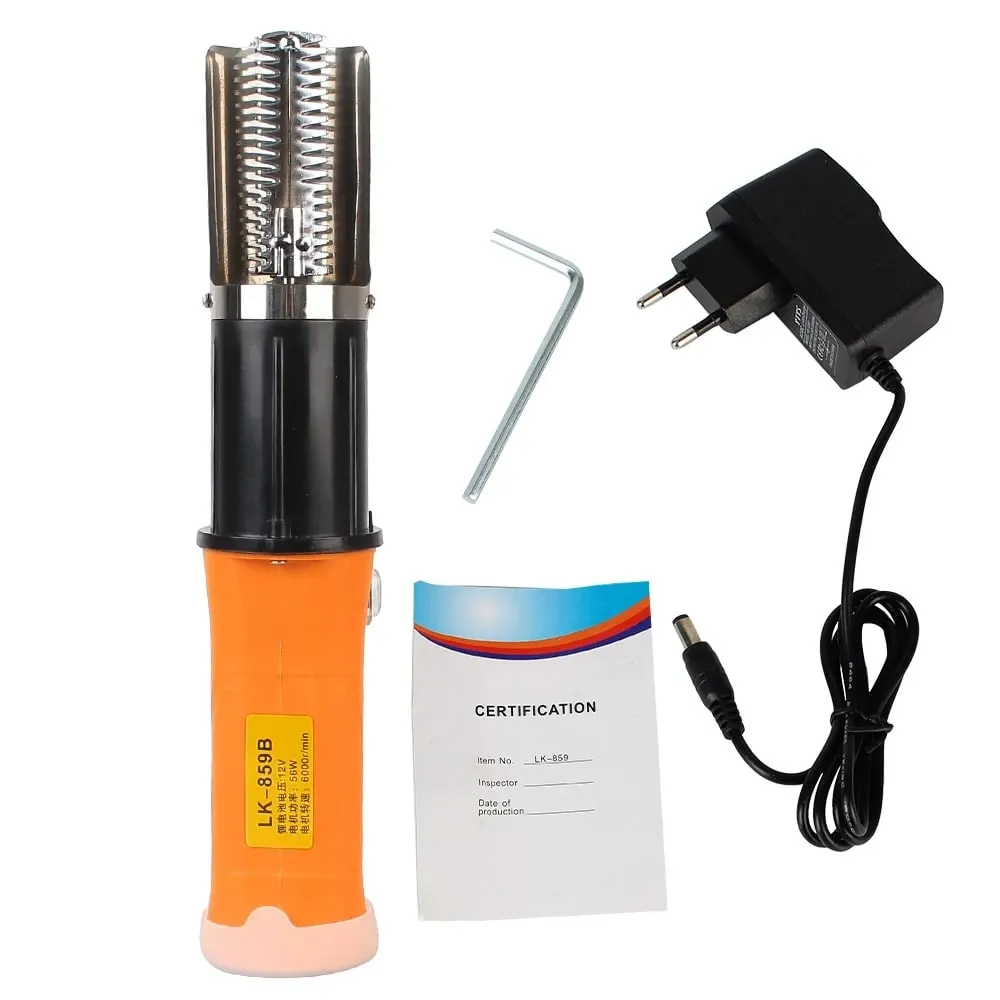 HOMEFISHSeafood Tools 6000 RPM Fish Scale Planer Fishing Scalers Scraper EU Plug Electric Fish Remover Cleaner — image 2