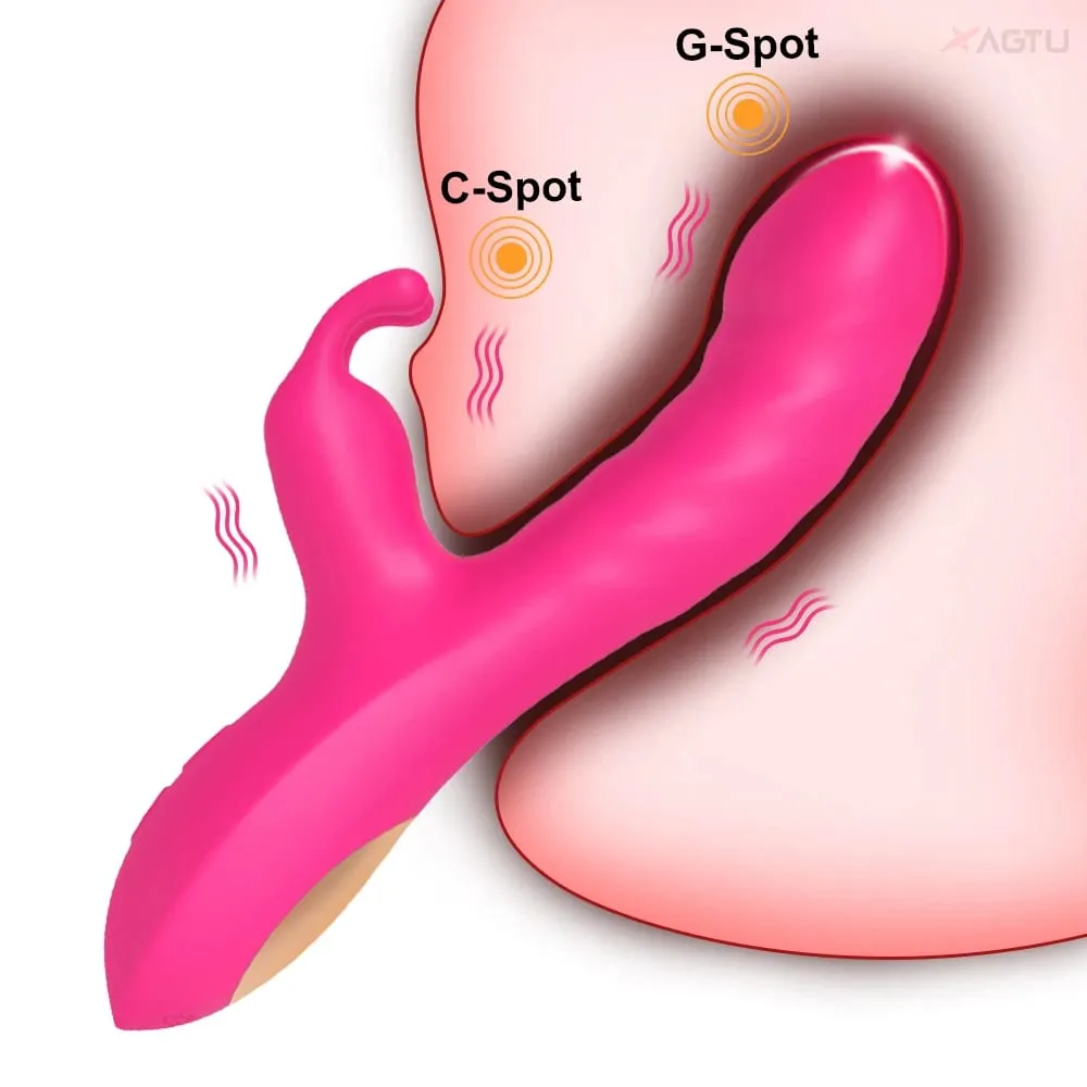 G Spot Rabbit Vibrator for Women Nipple Clitoris Stimulator Powerful Dildo Vagina Massager Adults Masturbator Female Sex Toy — image 1