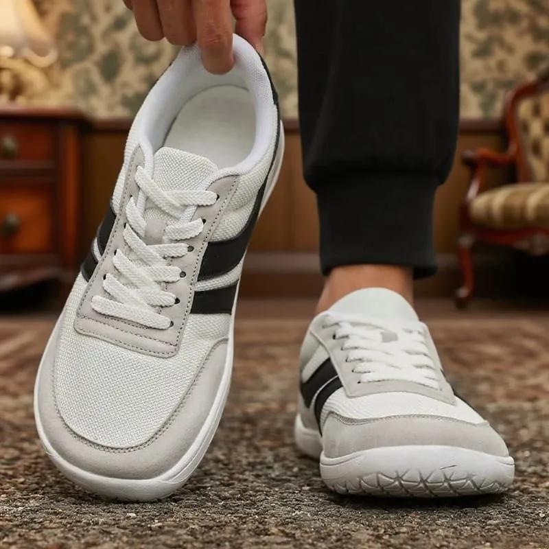 New Wide Toe Men Shoes Casual Versatile Soft Sole Wide Last Shoes Walking Shoes Fashion Breathable Mesh Comfortable Sneakers Men — image 5
