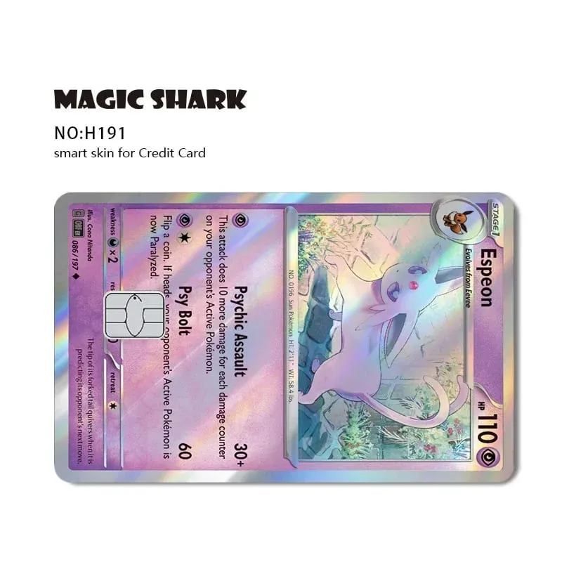 Charizard Gyarados Venusaur Blastoise Mewtwo Squirtle Snorlax Holographic Laser Credit Debit Card Film Skin Sticker — image 20