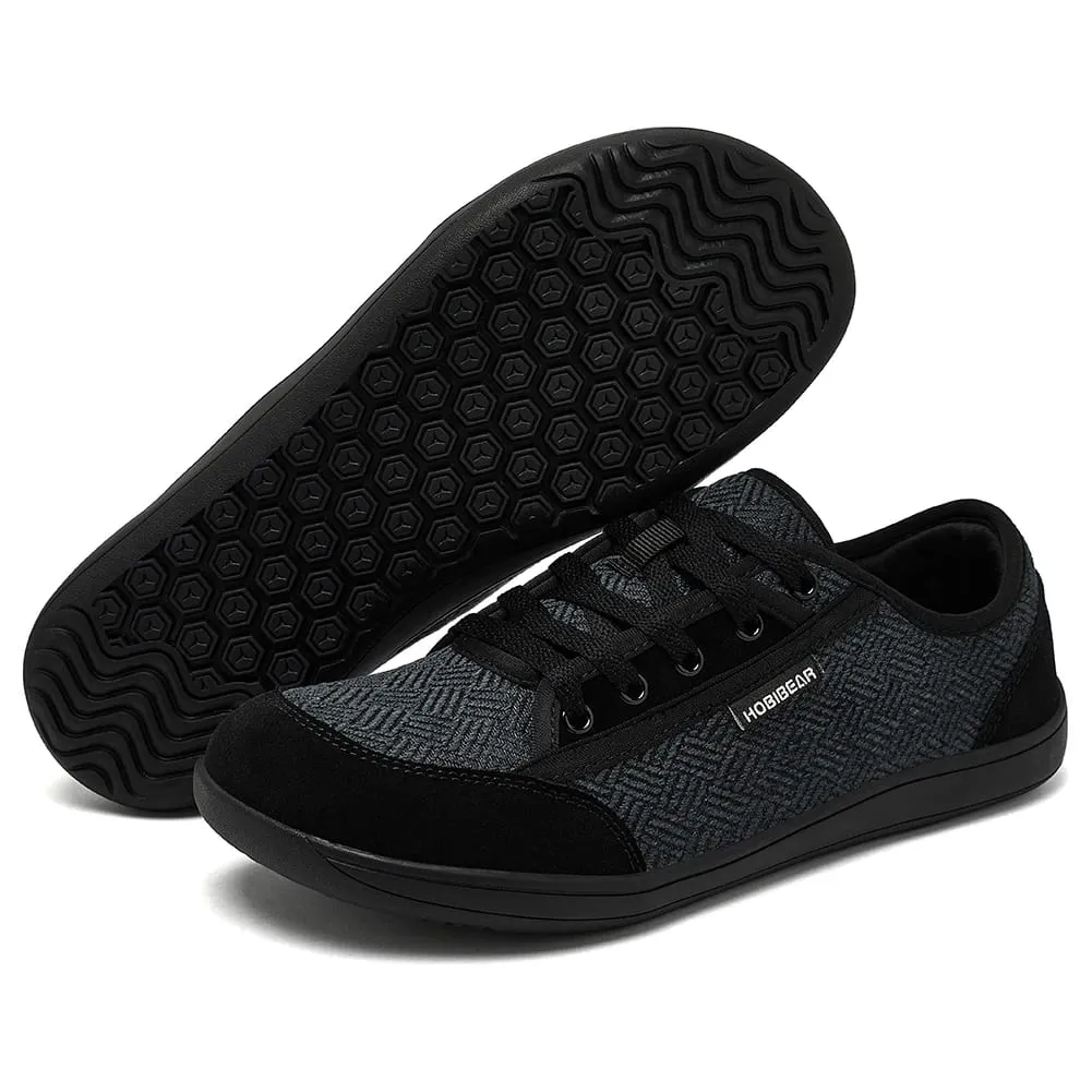 Barefoot Shoes Mens Womens | Zero Drop | Wide Toe | Minimalist Cowhide Leather Lace Up Fashion Sneakers — image 11