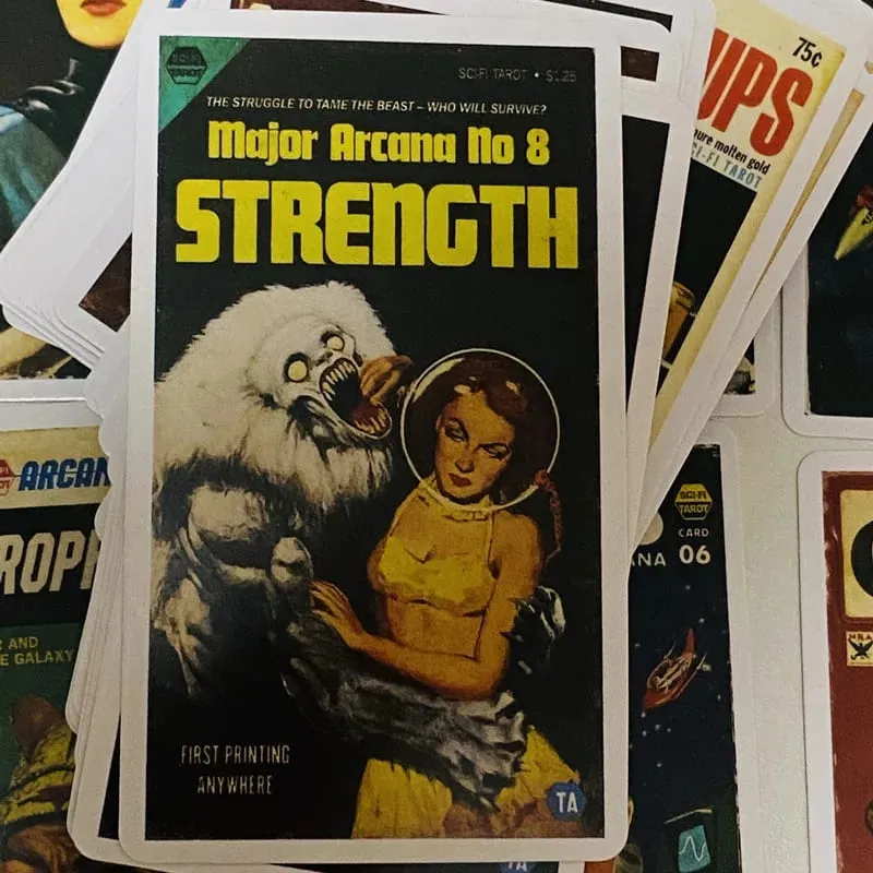 Todd Alcott's Sci-Fi Tarot Cards A 78 Divination Deck English Versions Edition Oracle Board Playing Table Game For Party — image 3