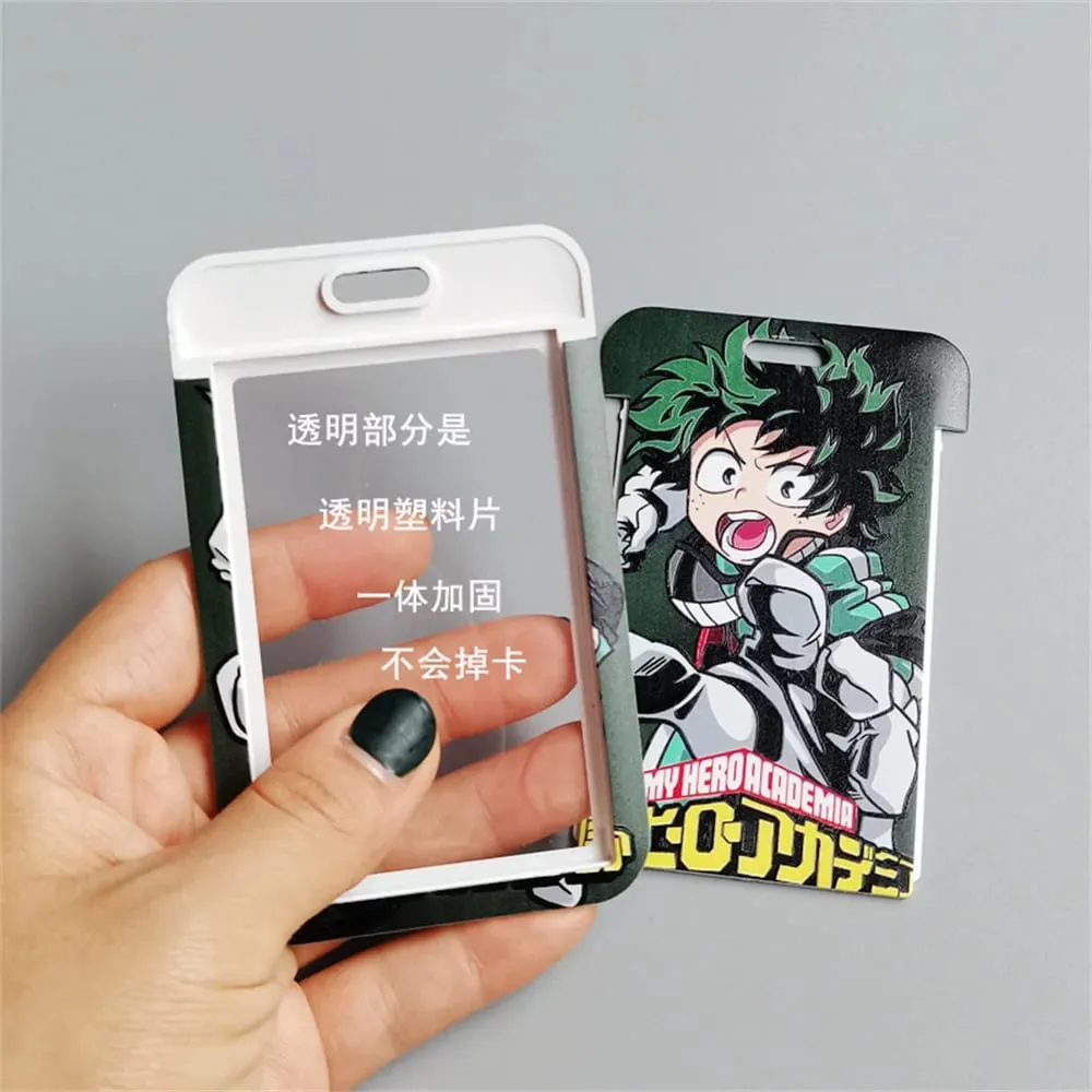 My Hero Academia Figures Cartoon Card Holder Student Cell Phone Lanyard Campus Cartoon Clutch deku All Might Cartoon Card Holder — image 4