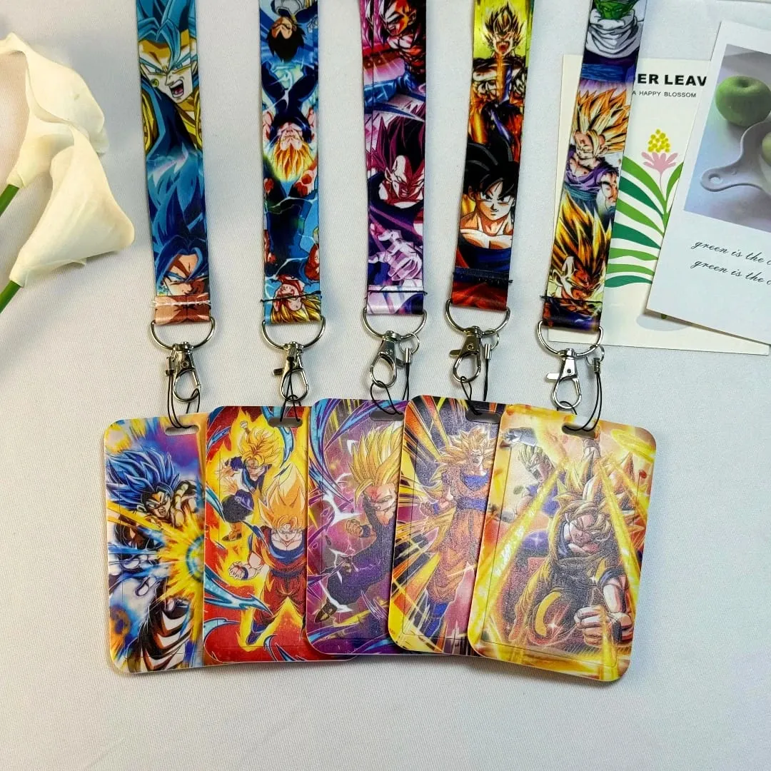 Dragon Ball Credential Holder Japanese Anime Lanyards for Key Neck Strap For Card Badge Gym Keychain Keyring Accessories Gifts — image 6