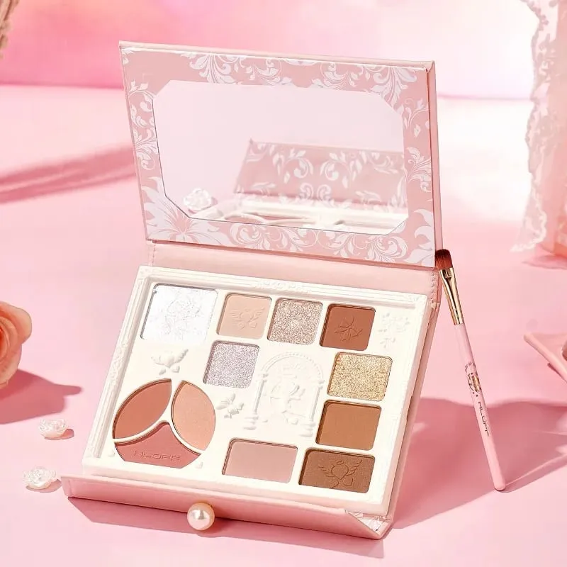 Makeup Gift Set – Eyeshadow Palette & Lipstick Full Face Beauty Kit Perfect Valentine‘s Day Gift for Girlfriend & Wife — image 5