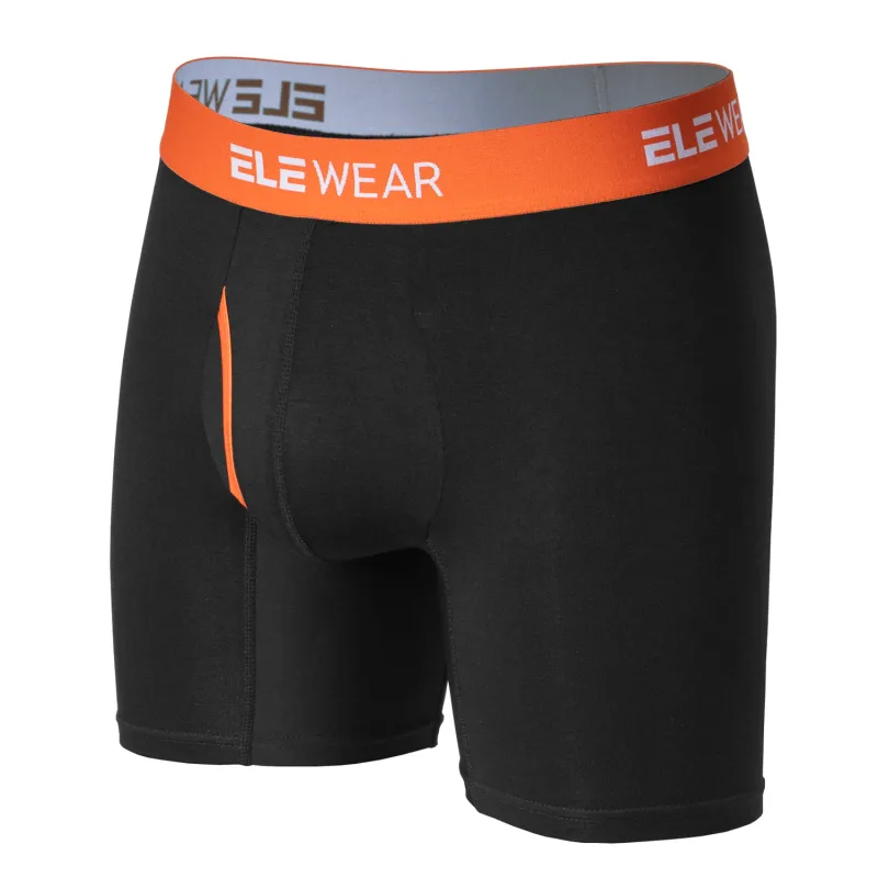Bamboo Men Underwear Boxers With Opening Breathable Boxershorts Men's Panties Underpants Plus Size Fashion Boxers Brief — image 10
