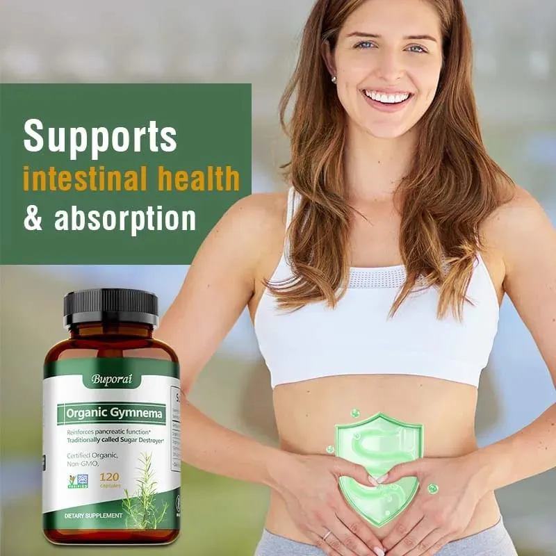 Organic Gymnema - Enhance Pancreatic Function Promote Intestinal Health and Absorption Balance Health Levels Non-GMO — image 6