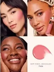 Rare Beauty Lip Gloss Waterproof Non-Stick Cup Lip Glaze Beam Smudge Proof Not Fade Matte Mashed Potato Bliss Happy Joy Blusher — image 8