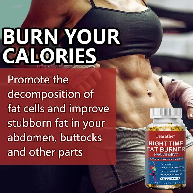 Nighttime Fat Burner - Helps Promote Metabolic Cleansing Inhibits Fat Accumulation Appetite Control During Sleep Non-GMO — image 3