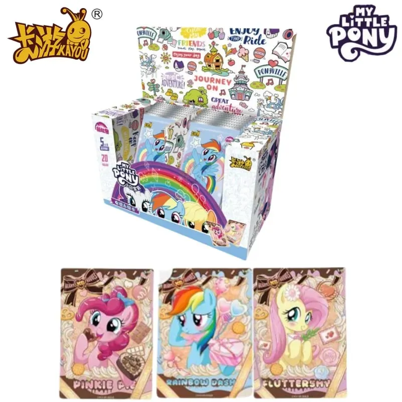 Originální My Little Pony Card Rainbow Series Herní kolekce Karta Kreslený Dětská Hračka Okolní Dívka Dárek Originální krabička