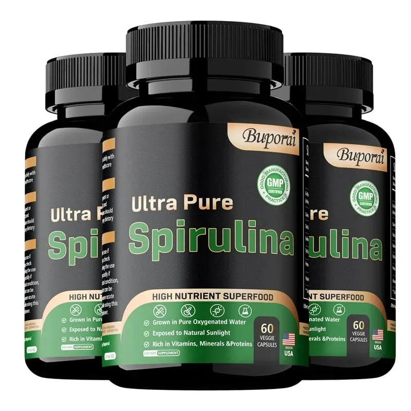 Organic Spirulina - Detoxification Immune System Cardiovascular Antioxidant Improve Digestive Health — image 11