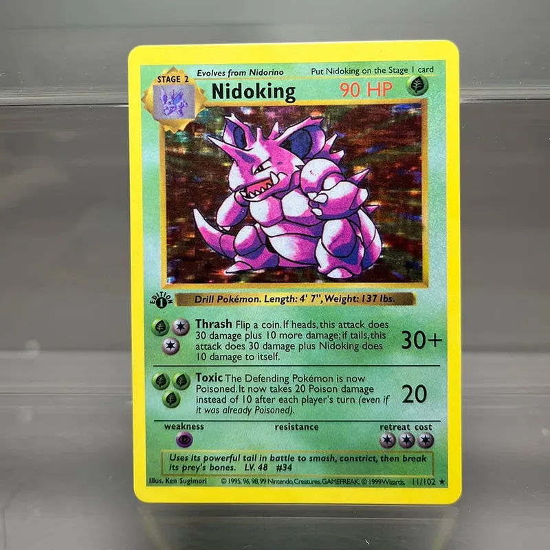 PKM Fossil/Base Set PROXY Cards Charizard Venusaur Blastoise Game Collection Cards Game Toys Card Hobbies — image 17