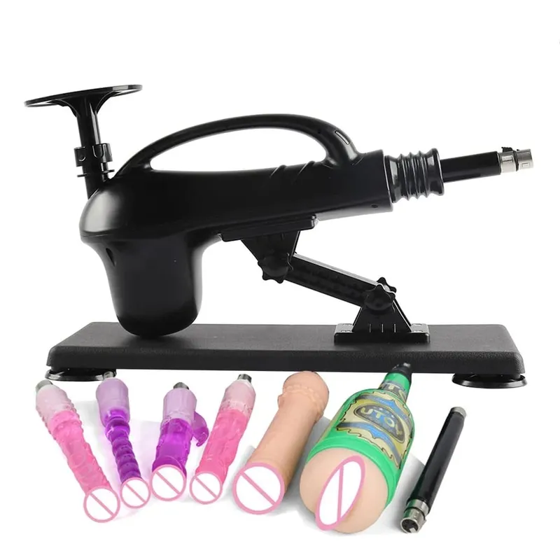Portable Automatic Masturbation Machine for Women with Big Dildo Men's Sex Toy Pumping Gun for Couples — image 21