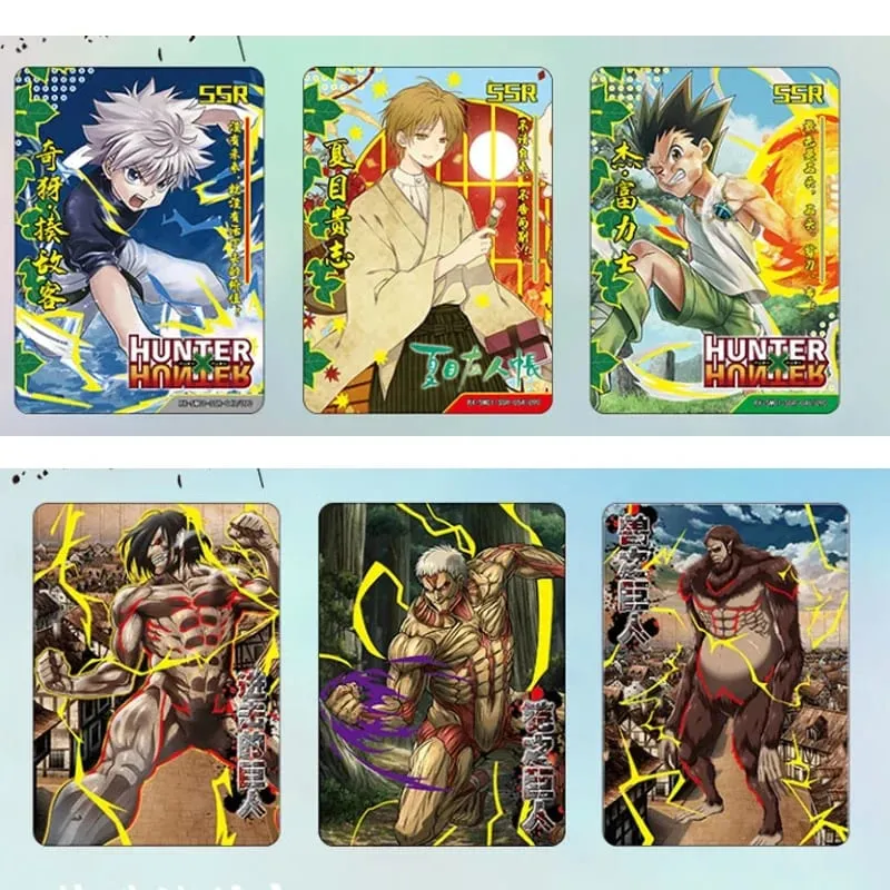 Collection Anime Attack on Titan Card SHIKISHIMA EREN Saitama Rare Character Game Card Toy Children Birthday Gift — image 4