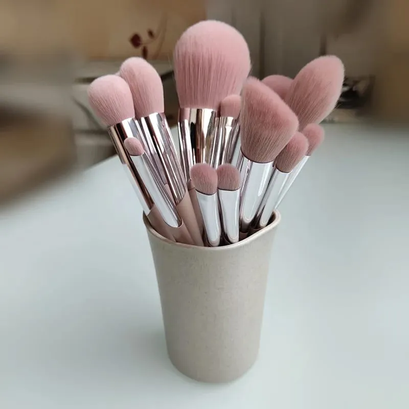 Makeup Brushes Set Full Bodied Foundation Brush 110 Cheek Hugging Highlight 120 Eyeshadow 15pcs Cosmetic Brush Kit — image 2