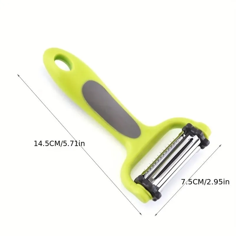 1 Peeler Three in One Rotating Stainless Steel Blade Suitable for Vegetable Carrot and Fruit Peelers — image 6