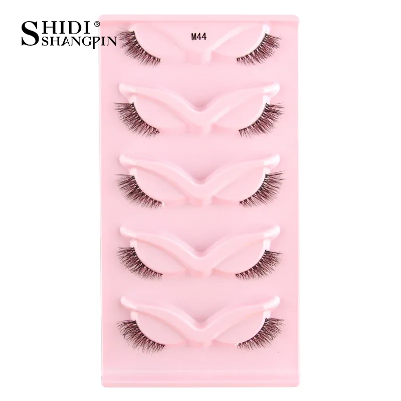 Một Nửa Mi Mắt Mèo Hàng Mi 3D Tự Nhiên Có Cánh Cấp Mắt Kéo Dài Hàng Mi Mắt Cáo Hàng Mi Giả Chồn Hàng Mi Trang Điểm — image 10