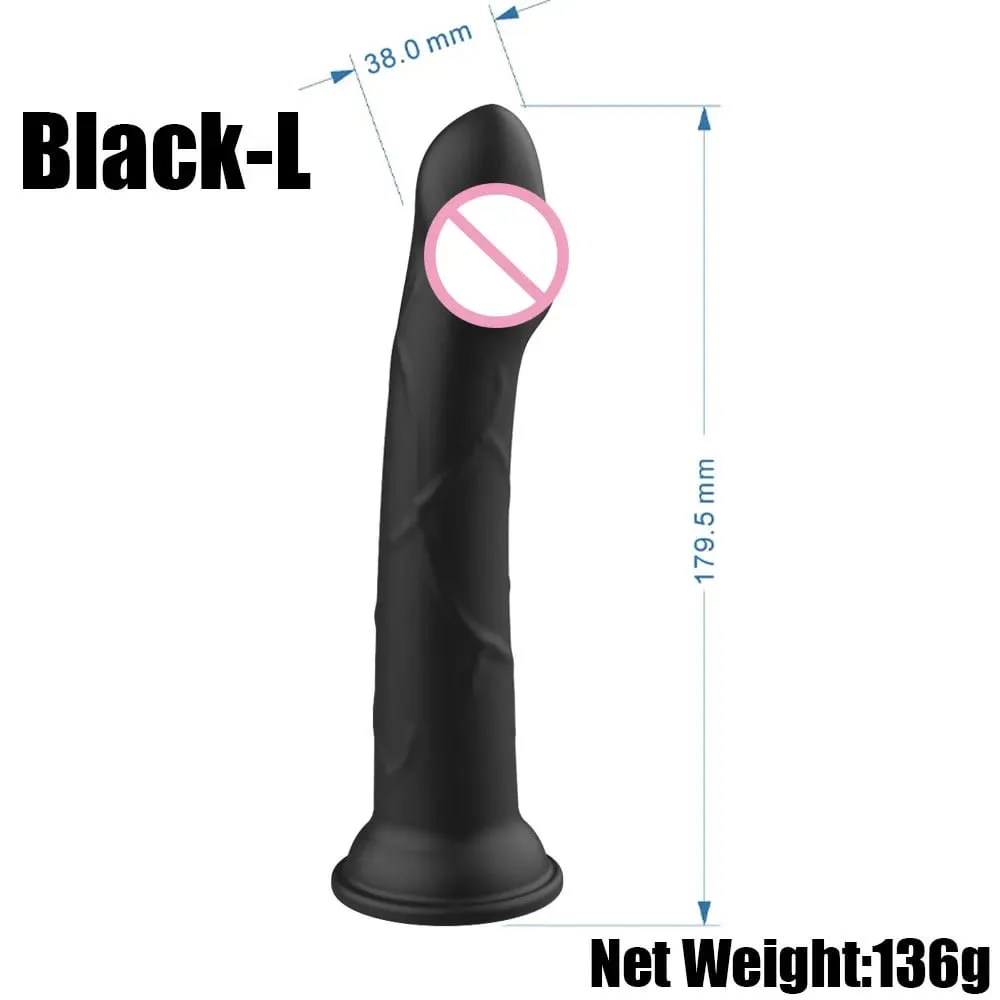 Plugue anal roxo realista com ventosa forte, base de gelatina, brinquedo sexual em vários tamanhos para mãos livres, jogo anal para — image 6