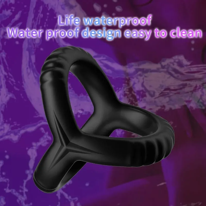 Male Penis Ring For Men Delay Ejaculation Stronger Erection Semen Lock Rings Masturbating Sex Toys For Man Gay Adult No Vibrator — image 4