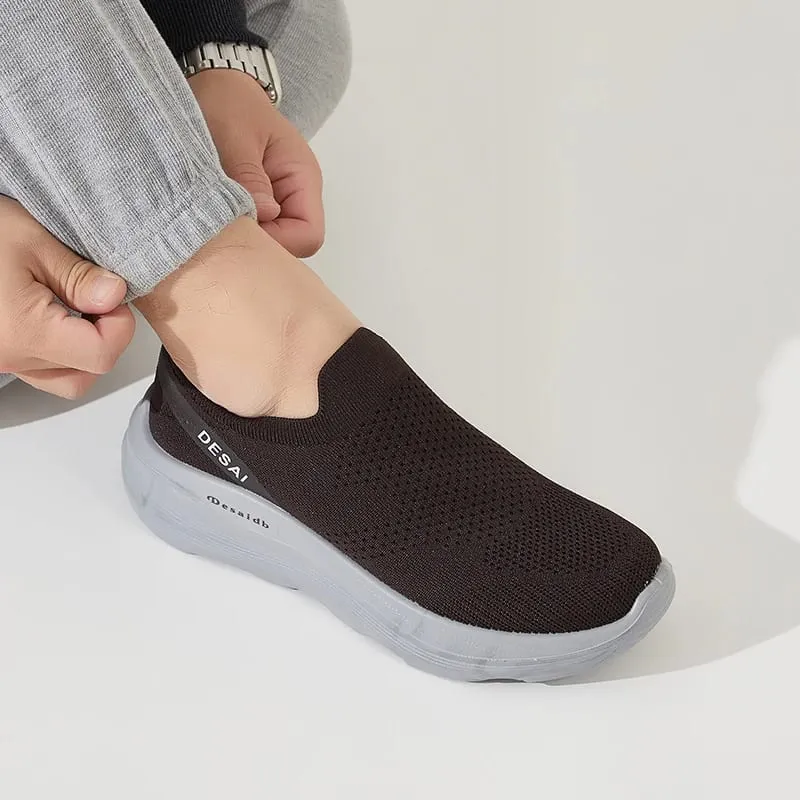 Desai Men's 2026 Autumn Lace-free Mesh Sneakers Non-slip Thick Sole Lightweight Men's Sneakers And Casual Shoes For Outdoor — image 3
