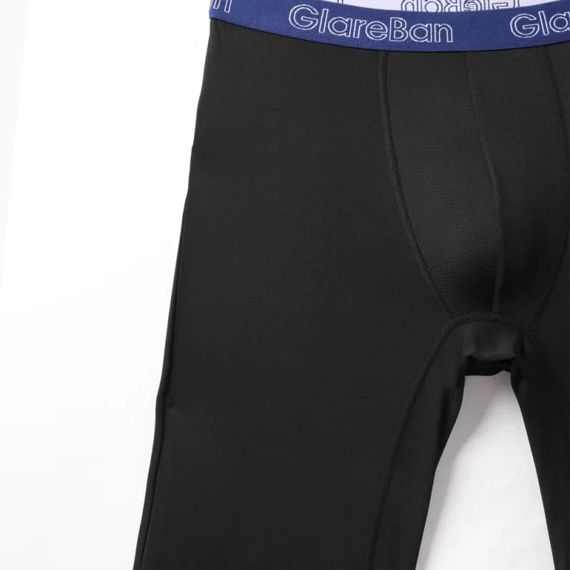 Celana Boxer Kaki Panjang Cepat Kering Warna Campuran 4 Buah Celana Dalam Pakaian Dalam untuk Rumah dan Olahraga Celana Dalam Pria Kualitas Tinggi