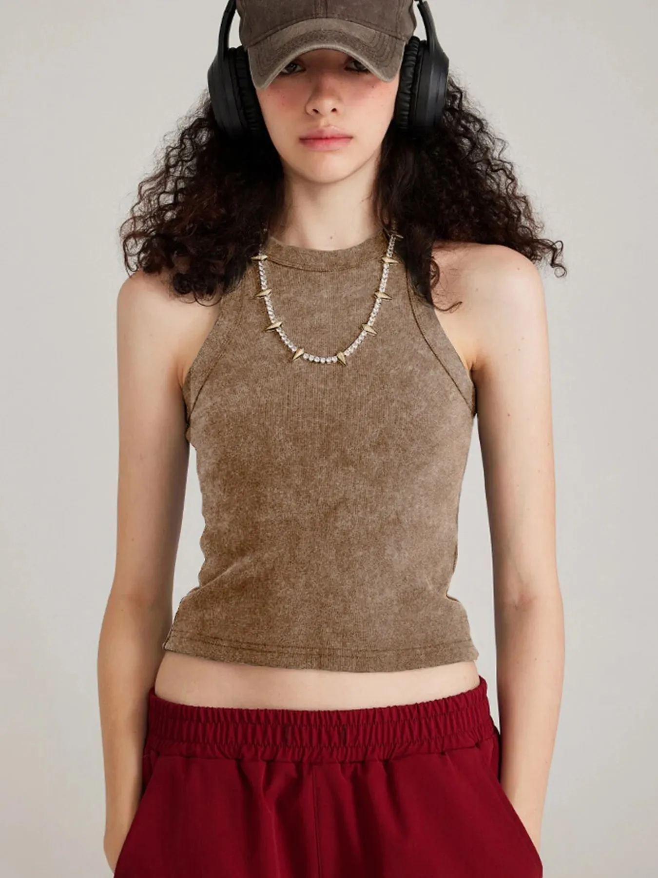 Summer Tight Tank Top Breathable And Comfy Sleeveless Ves For Women's Summer Outfits Camisole Tank Top Beauty Back Underwear